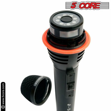 5 Core 5 Core Handheld Microphone for Karaoke Singing - Dynamic Cardioid Unidirectional Vocal XLR Mic A-54